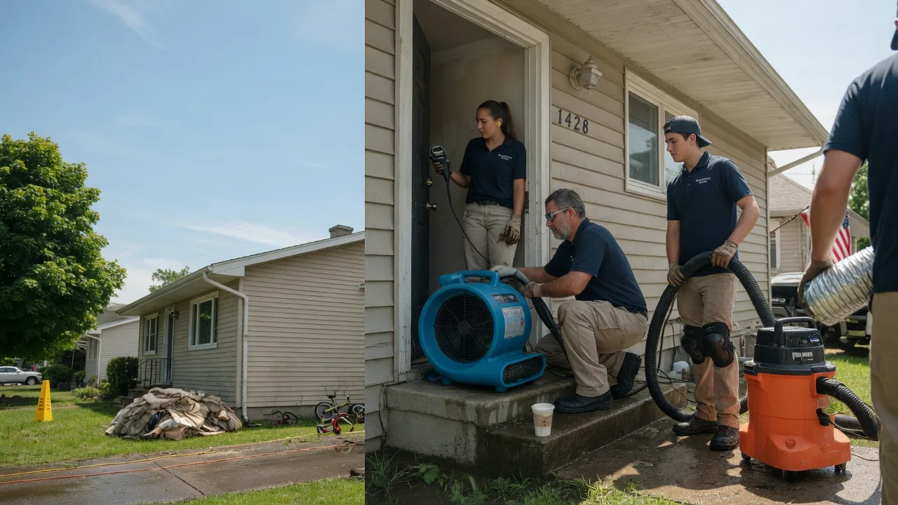 Water Damage Restoration in Middletown, IL near me